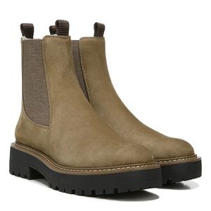 Sam Edelman Laguna Waterproof Lug Sole Chelsea Boots in Tobacco